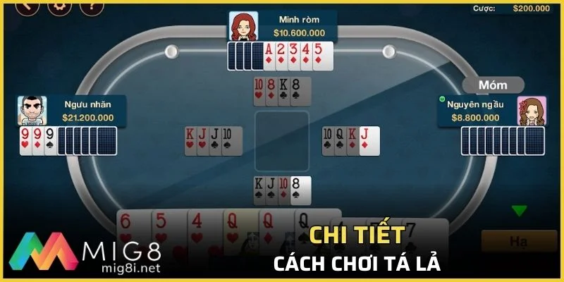 Chi tiết cách chơi Tá lả